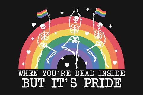 Skeleton Pride LGBT Gay SVG Sublimation Graphic By Tentshirtstore Creative Fabrica