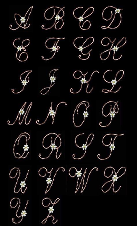 Candlewicking Alphabet Font Machine Dise O De Bordado Etsy Espa A