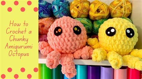 Chunky Amigurumi Octopus Crochet Pattern Tutorial Free Crochet Pattern