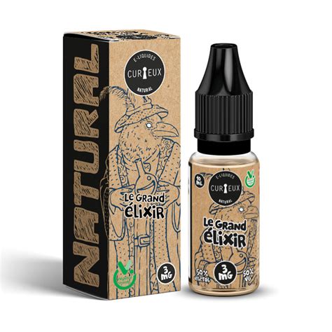 E Liquide Natural Le Grand Elixir 50ml Curieux E Liquides