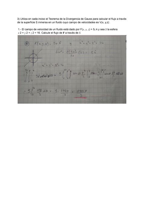 Problemas Teorema De La Divergencia De Gauss Fisica 2 Utiliza En Cada