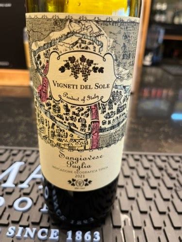 2022 Pasqua Vigneti E Cantine Vigneti Del Sole Sangiovese Vivino US