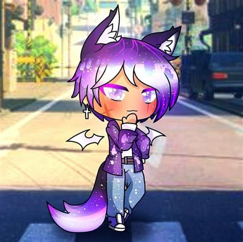 Gachalife Galaxy Wolf Anime Gacha Life Characters Wolf Hd Png Sexiz Pix