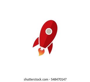 Rocket Logo Icons Set Vector Stock Vector Royalty Free