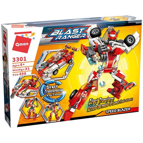 Конструктор Qman Blast Ranger 3301 Робот-спорткар купить, отзывы, цены ...