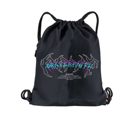 Jual Tas Serut Pria Wanita Unisex Model Polos Hitam Original Tas Futsal