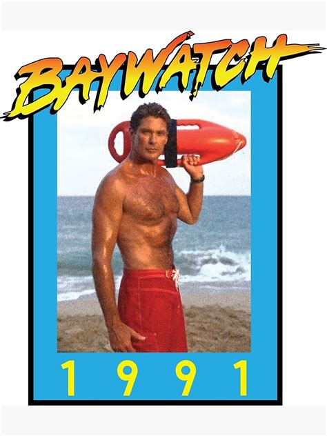 "Mr. Baywatch" Poster for Sale by AndrewRCooper | Redbubble