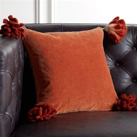 Bia Tassel Ginger Velvet Pillow