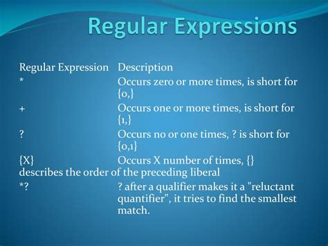 Ppt Regular Expressions Powerpoint Presentation Free Download Id5136371