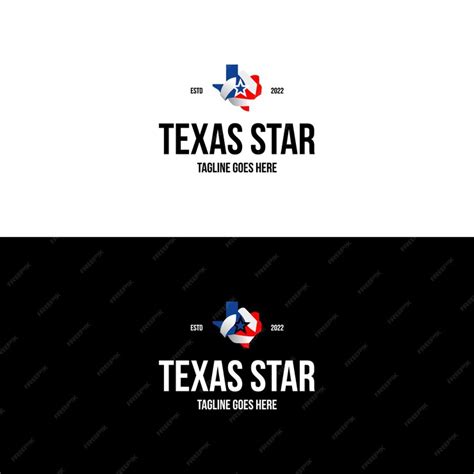 Premium Vector | Texas star logo design template