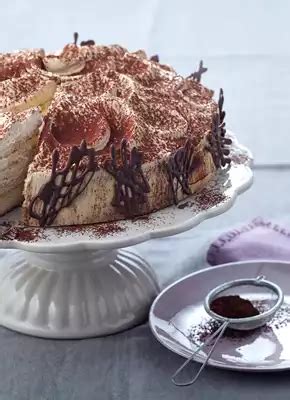 Cappuccino Sahne Torte Cm Rezept Dr Oetker