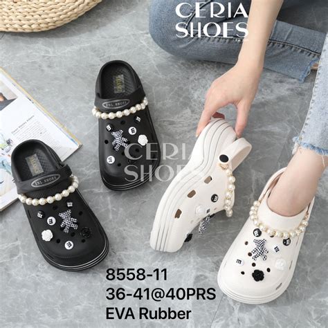 Jual EVA Sandal Slop Baim Wanita Import Korean Rubber Spons Eva Super