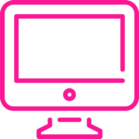 Deep pink desktop 4 icon - Free deep pink desktop icons