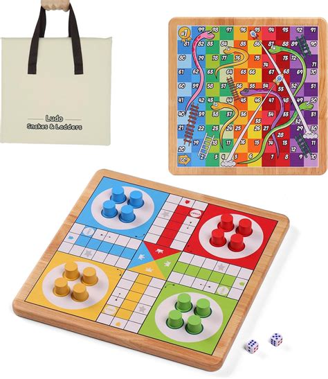 Juego De Mesa Ludo De Pulgadas Juego De Mesa De Serpientes Y