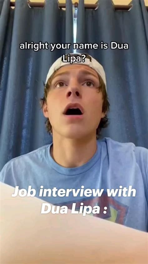 Job interview with Dua Lipa : | Just for laughs videos, Extremely funny ...