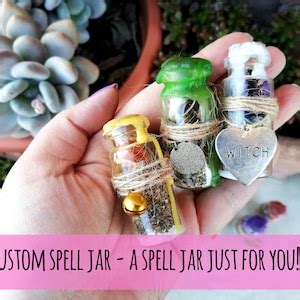 Custom Spell Jar Request Personalised Spell Jar Etsy