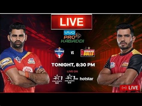 Vivo Pro Kabaddi Live Match Today Up Yoddha Vs Bengaluru Bulls 2022