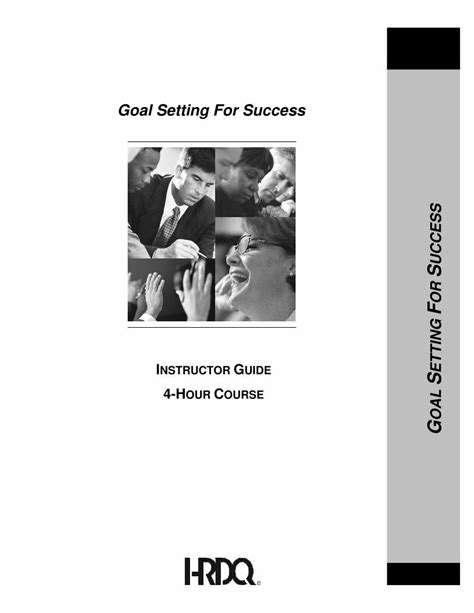 PDF Goal Setting For Success IG 2 4D Tr Goal Setting For Success