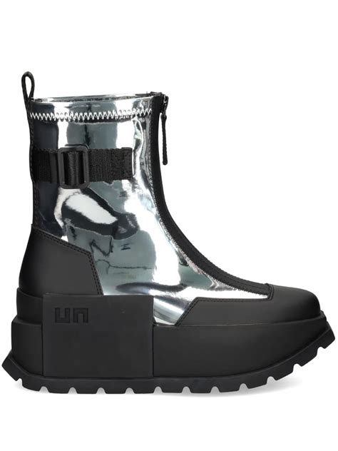 United Nude Roko Bootie II Boots Silver FARFETCH
