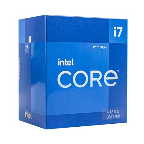 CPU Intel Core i7-12700 (3.6GHz turbo up to 4.9Ghz, 12 nhân 20 luồng ...