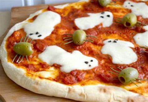 Spooky Pizza Food Pinterest