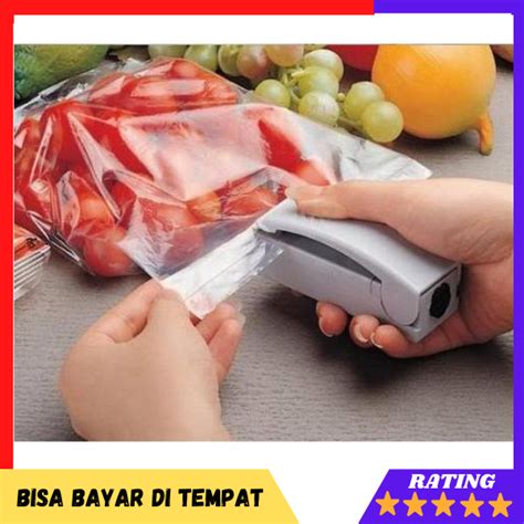 Mini Hand Heat Sealer Alat Perekat Plastik Mini Solusi Snack Tetap