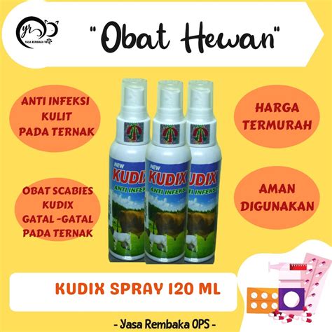 Jual KUDIX SPRAY 120ml Anti Infeksi Kulit Scabies Gudig Eksim Pada