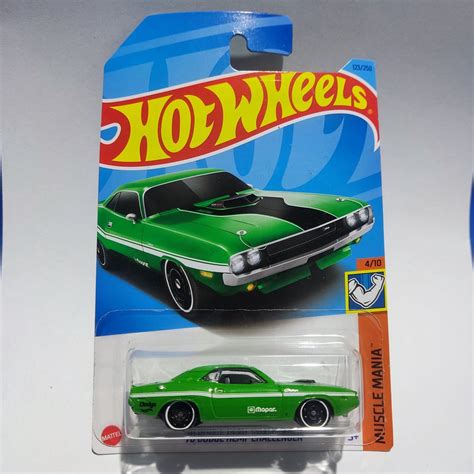 HIJAU Hot Wheels Dodge Hemi Challenger Green F Shopee Singapore