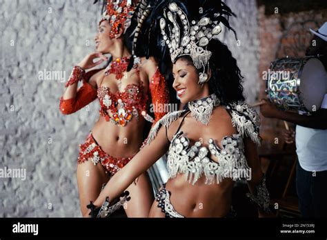 For The Joy Of Samba Two Beautiful Samba Dancers Performing In A