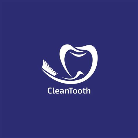 Tooth Vector Logo Template For Dentistry Or Dental Clinic And Health