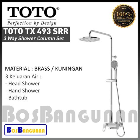 Jual Keran Shower TOTO TX493SRR Panas Dingin Keran Shower Head