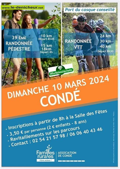 C Dim Mars Conde Randonn E P Destre Et Vtt