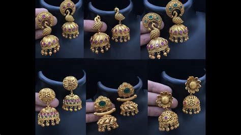 Latest Gold Jimikki Kammal Designs Kerala Style Gold Jhumki