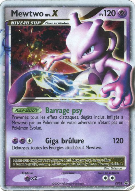 Mewtwo Niv X Promo Dp Pok P Dia