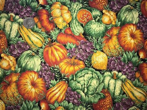 A Painting Of Many Different Fruits And Vegetables