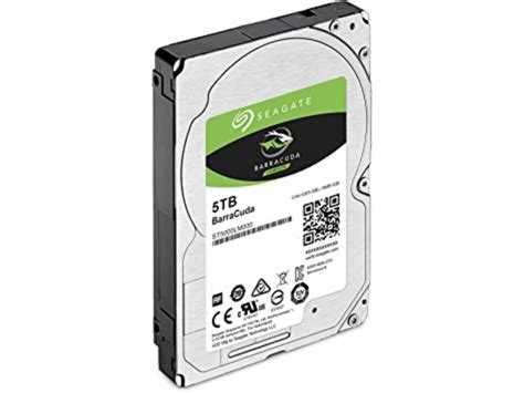 Seagate BarraCuda 5TB Internal Hard Drive, 2.5" SATA 6Gb/s 5400 RPM ...