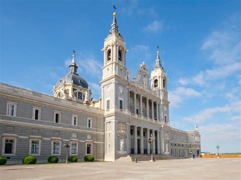 The Almudena Cathedral in Madrid Stock Image - Image of europe, maria ...