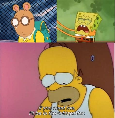 Homer Feels Bad For Arthur And Spongebob Crying By Wreny2001 On Deviantart