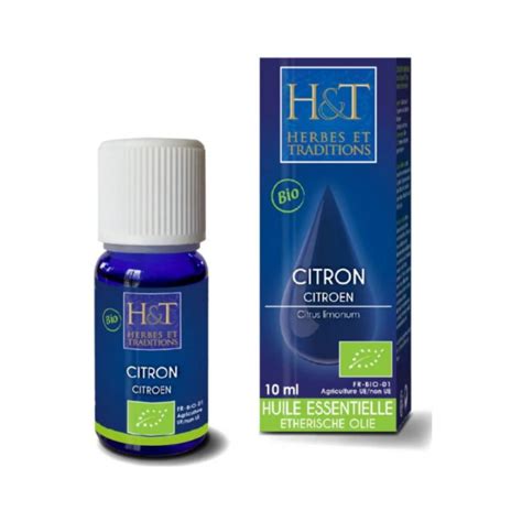 Huile Essentielle Citron Bio 10ml Herbes Et Traditions ConsomActeurs