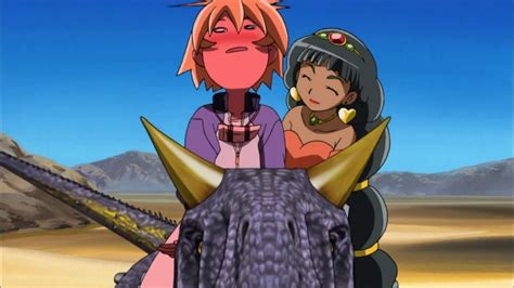 Princess Zahrah Gives Rex A Kiss On The Cheek For Saving Her Dinosaur King Youtube