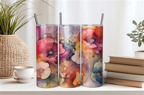 Wildflowers Tumbler Sublimation 20 Oz Graphic By Charlie Graphics · Creative Fabrica