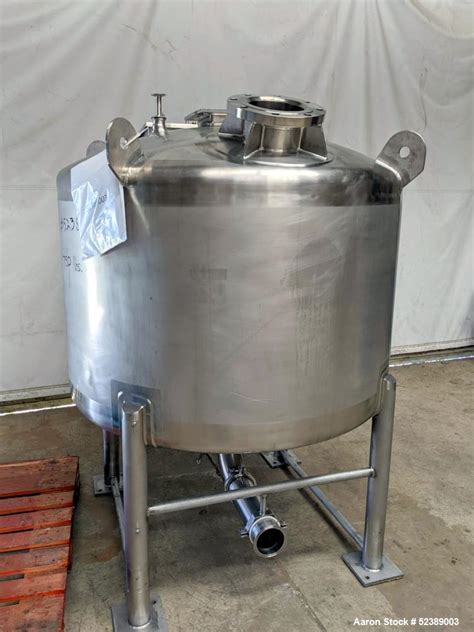 Used Gallon Stainless Steel Mix Tank Vertic