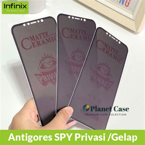 Tempered Glass Ceramic Matte For Infinix SPY Infinix SMART 4 SMART 5