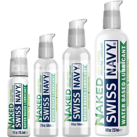 Swiss Navy Naked All Natural Water Based Personal Lube Lubricant Nmath