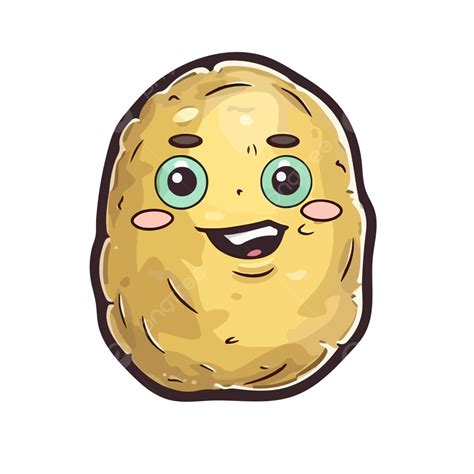 Potato Animation Vector Character Food Potatos Sweet Potatoes Png