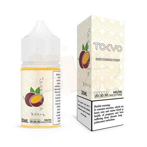 Saltnic Tokyo E Juice Ice Passion Fruit Salt Nic Ml Usa