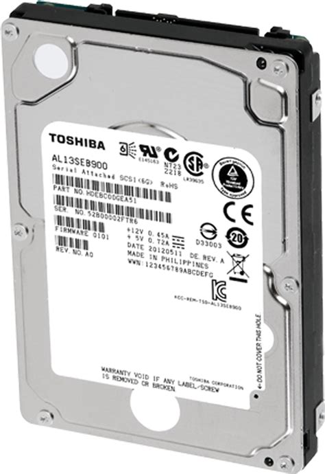 Toshiba Announces Next Generation 10000 Rpm Class Toshiba Hard Disk