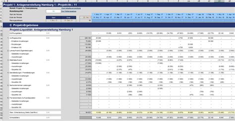 Excel Finanzplan Tool Projekt