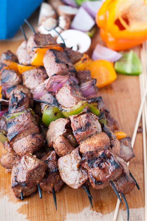 Striploin Steak Shish Kabobs Photos And Food Recipe Shish Kabobs Striploin Steak Food