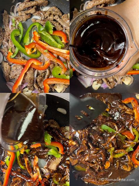 Black Pepper Beef Stir Fry Best And Easiest Sauce Ever Nomadette